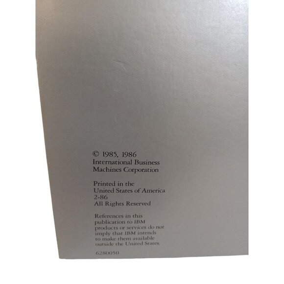 IBM Basic Personal Computer Software Book Volume 3 1985 1986 - Picture 4 of 4